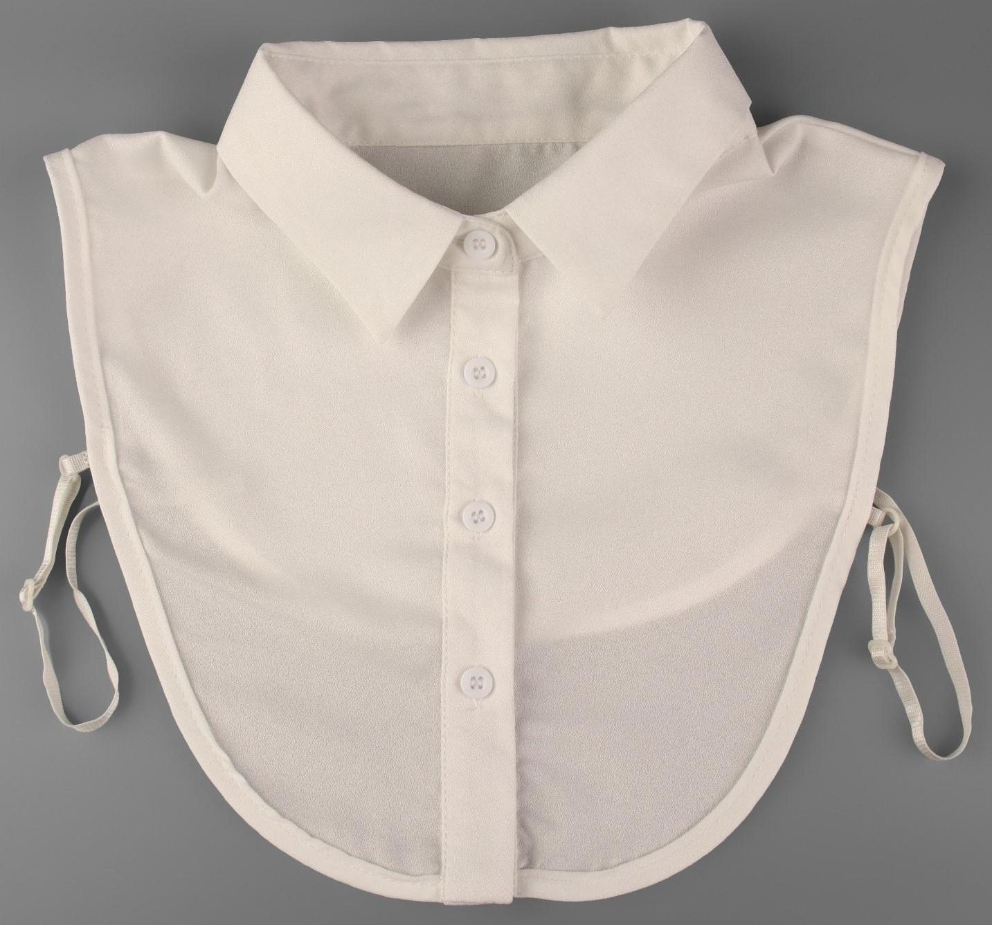 Воротник ложный, диаметр горловины = 45 см, 34 × 25,3 см, цвет айвори