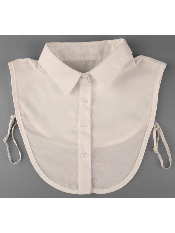 Воротник ложный, диаметр горловины = 45 см, 34 × 25,3 см, цвет айвори