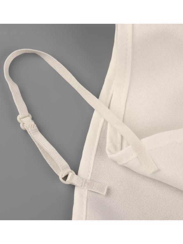 Воротник ложный, диаметр горловины = 45 см, 34 × 25,3 см, цвет айвори