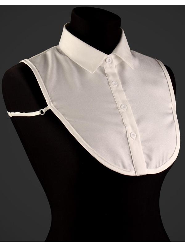 Воротник ложный, диаметр горловины = 45 см, 34 × 25,3 см, цвет айвори