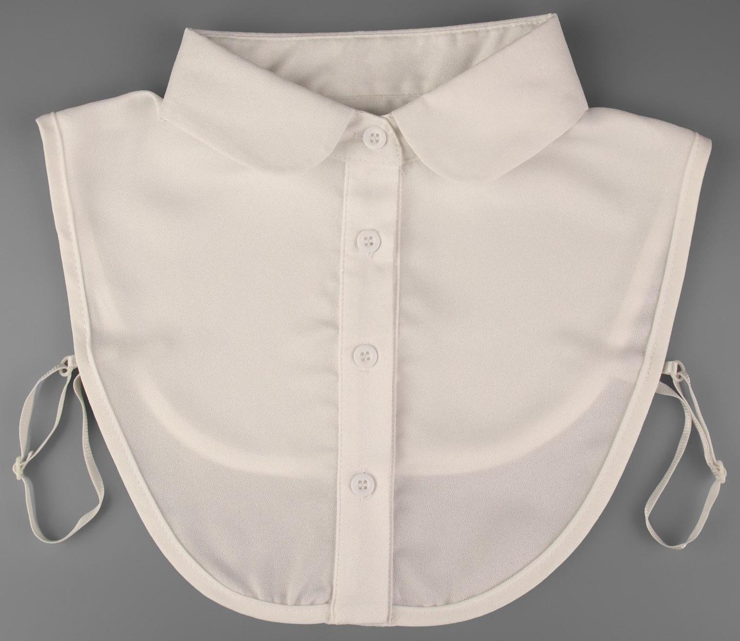 Воротник ложный, диаметр горловины = 44,5 см, 34 × 25 см, цвет айвори