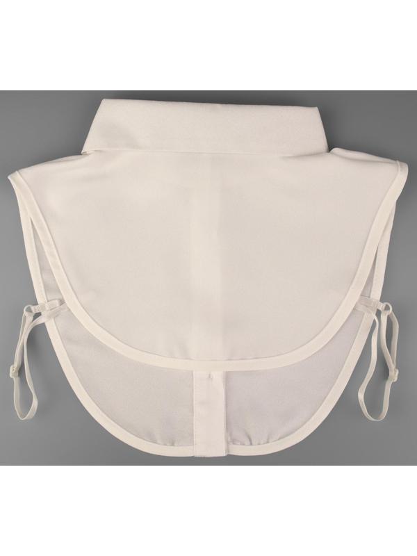 Воротник ложный, диаметр горловины = 44,5 см, 34 × 25 см, цвет айвори