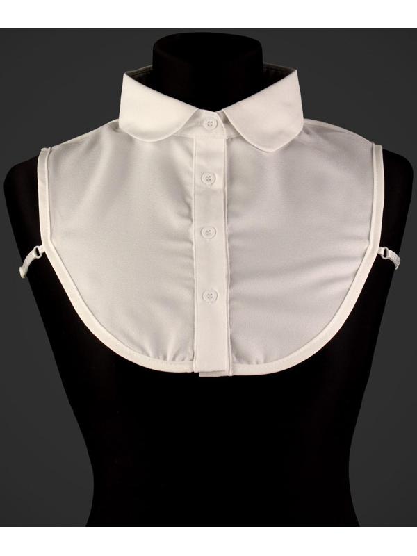 Воротник ложный, диаметр горловины = 44,5 см, 34 × 25 см, цвет айвори