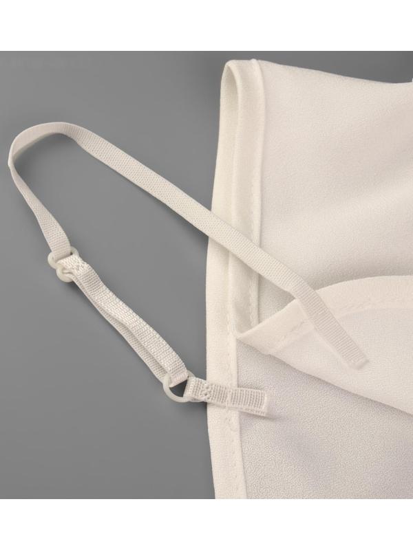 Воротник ложный, диаметр горловины = 44,5 см, 34 × 25 см, цвет айвори