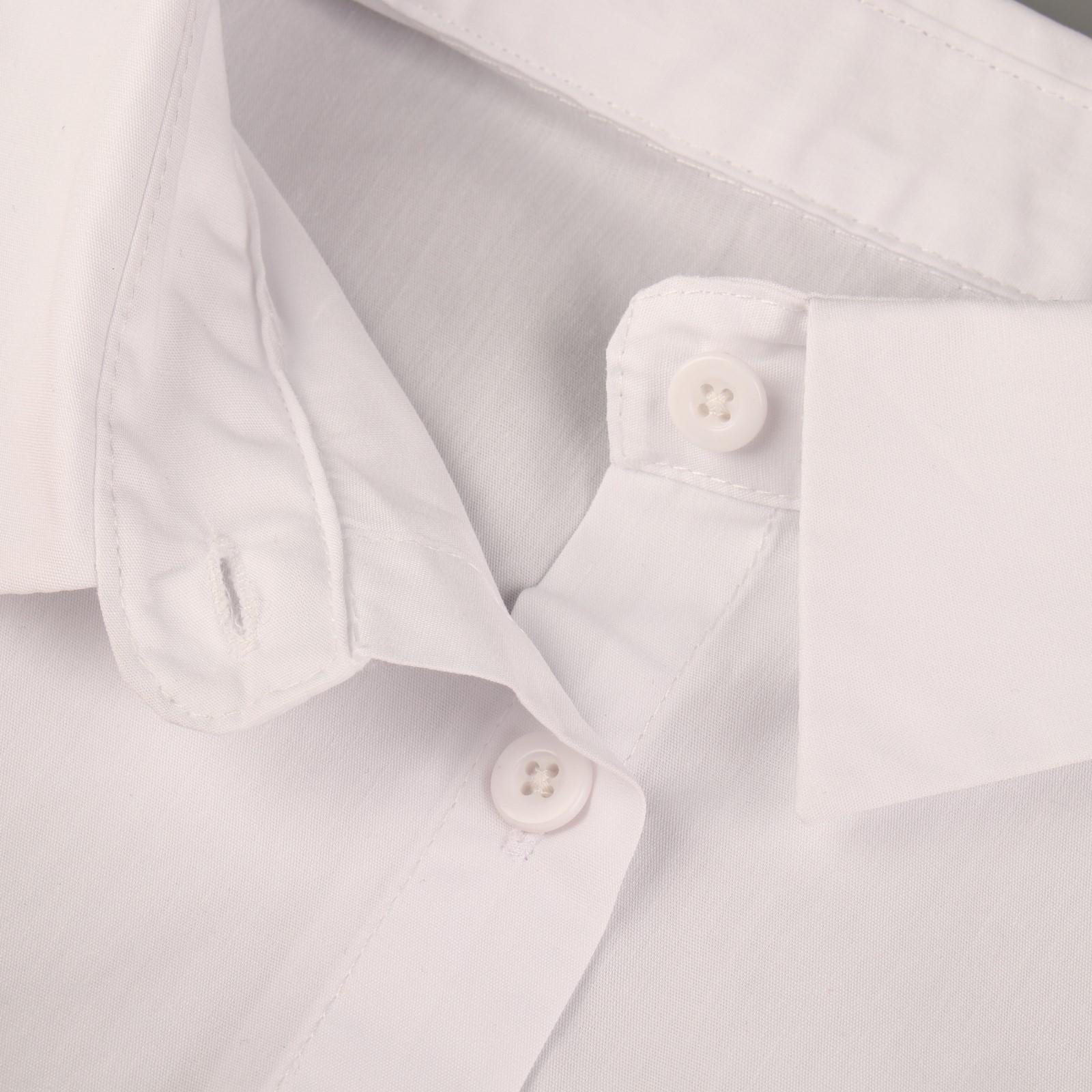 Воротник ложный, диаметр горловины = 42 см, 31,5 × 20,5 см, цвет белый