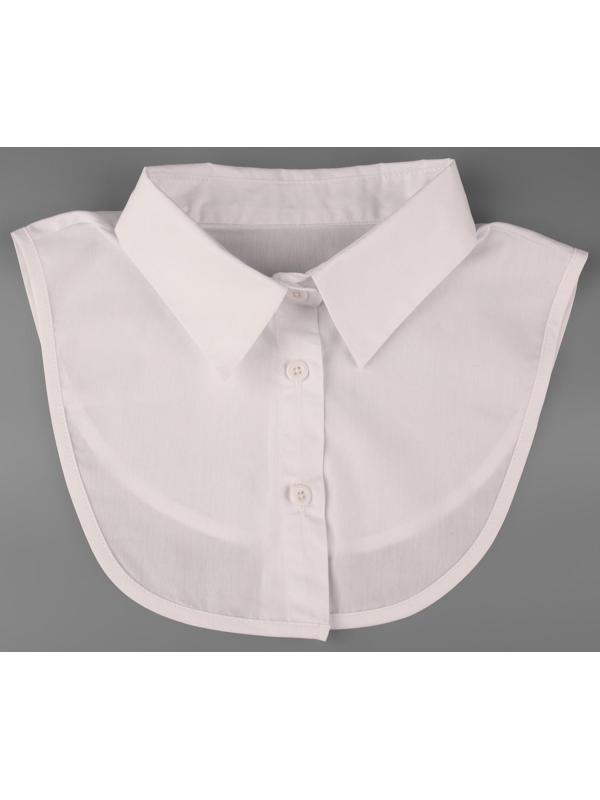 Воротник ложный, диаметр горловины = 42 см, 31,5 × 20,5 см, цвет белый