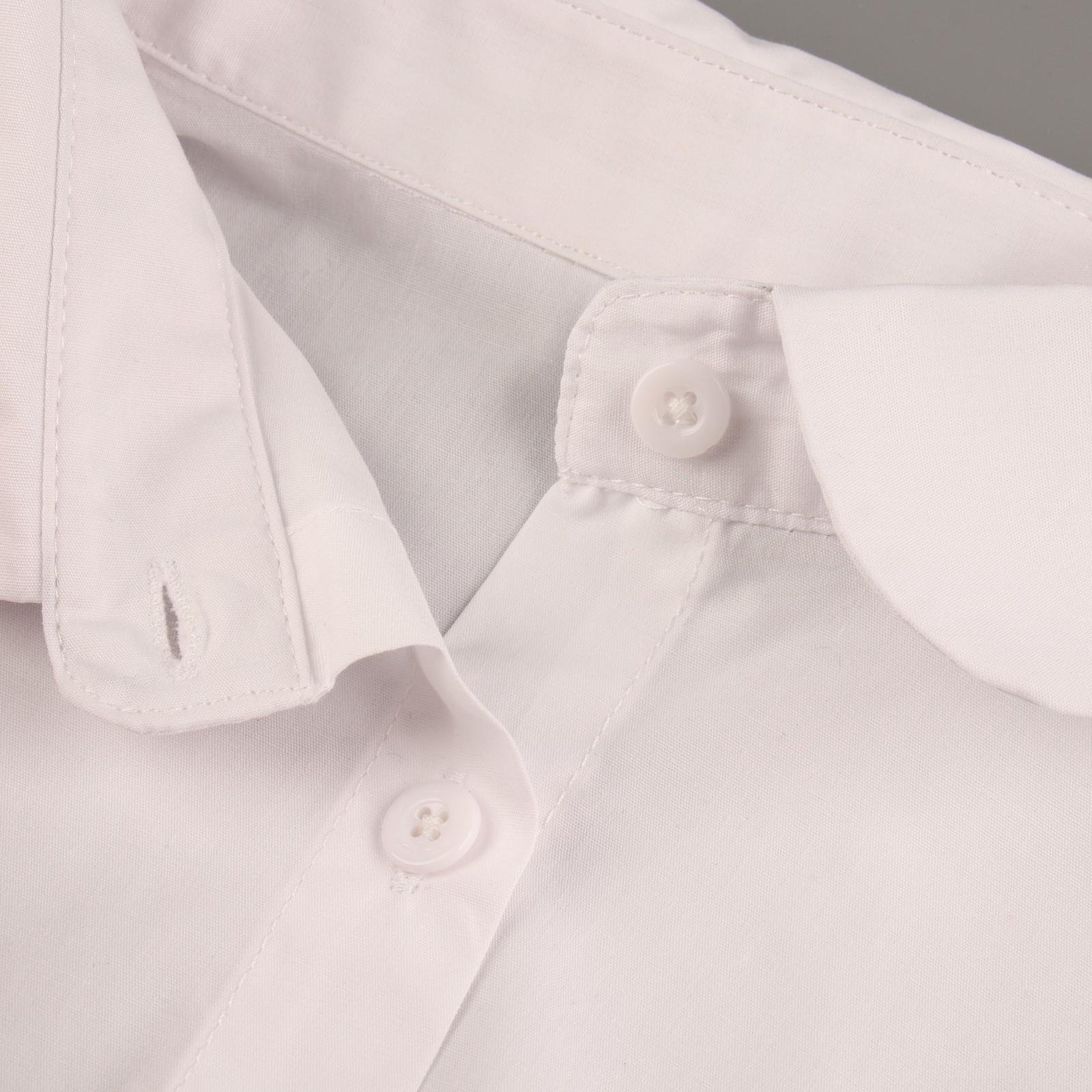 Воротник ложный, диаметр горловины = 43,5 см, 32,5 × 21 см, цвет белый