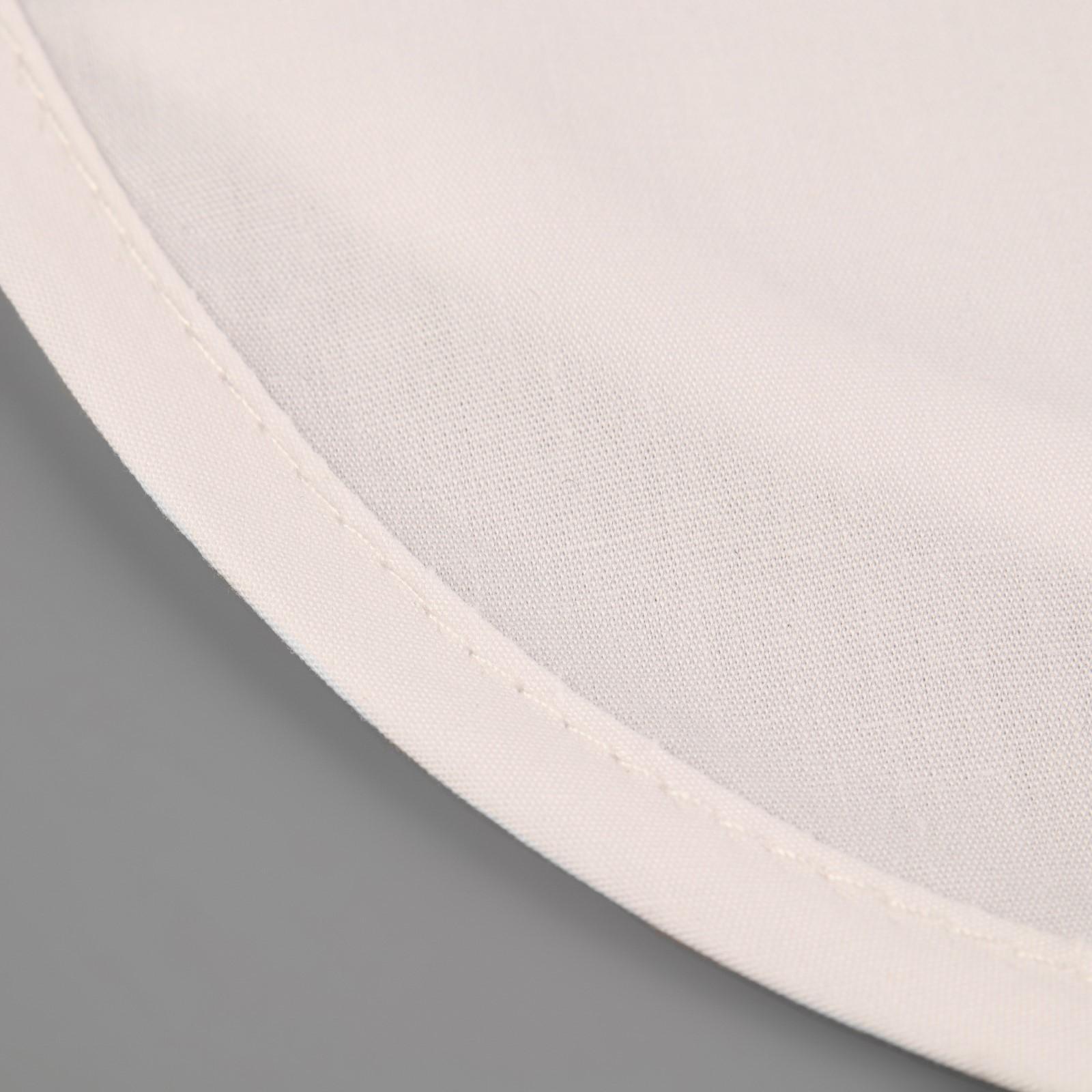 Воротник ложный, диаметр горловины = 43,5 см, 32,5 × 21 см, цвет белый