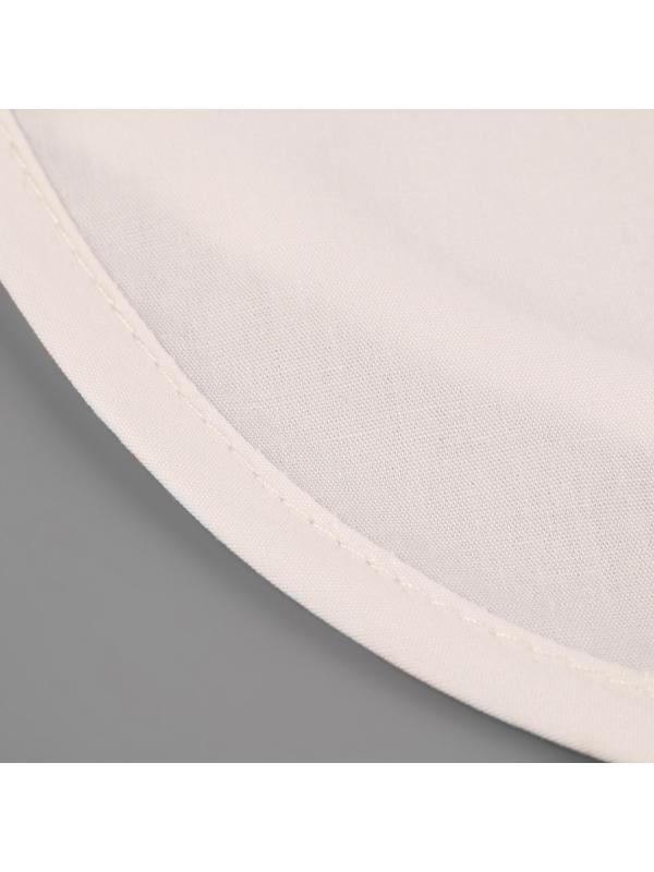 Воротник ложный, диаметр горловины = 43,5 см, 32,5 × 21 см, цвет белый