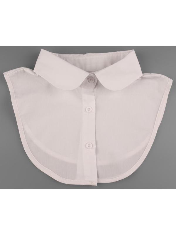 Воротник ложный, диаметр горловины = 43,5 см, 32,5 × 21 см, цвет белый