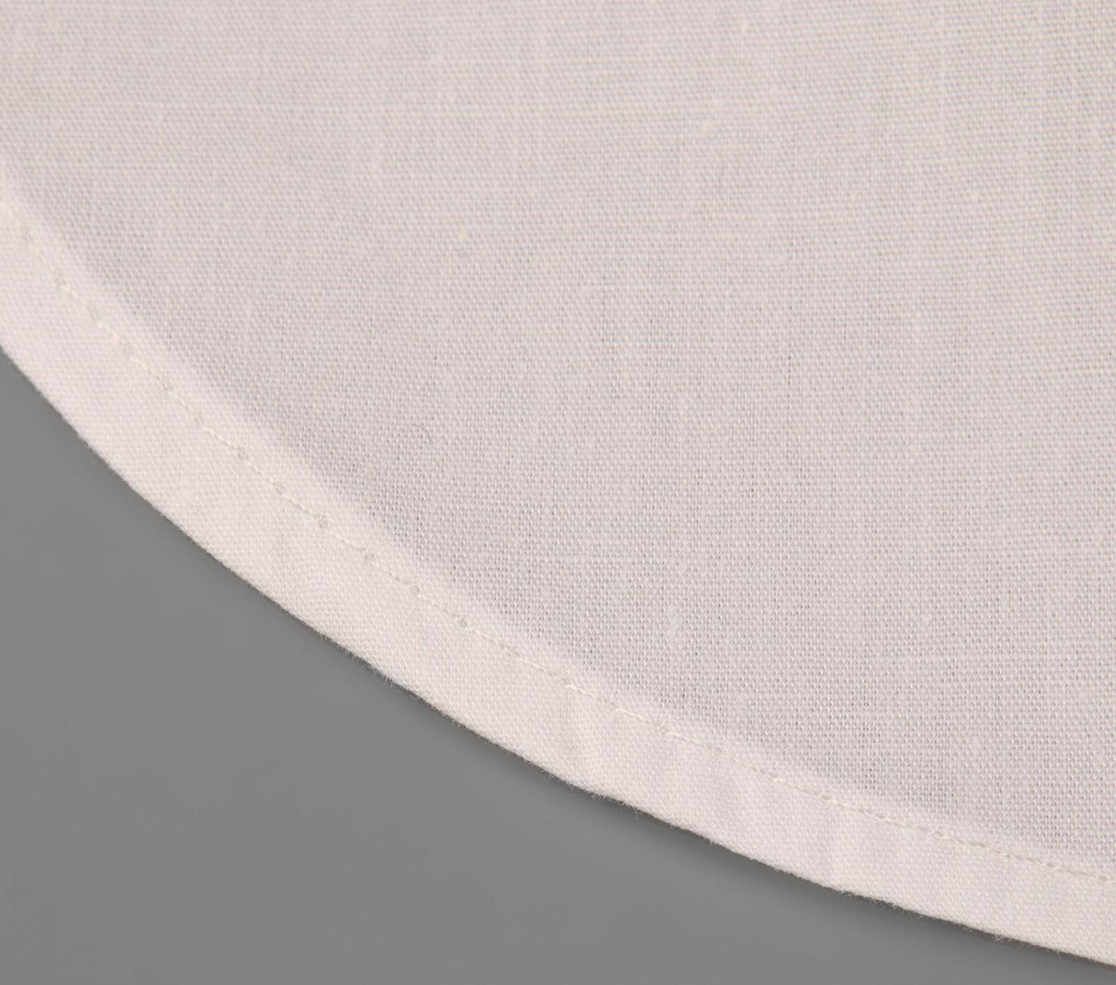 Воротник ложный стойка, ажурный, диаметр горловины = 44 см, 36,5 × 25 см, цвет белый