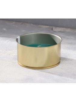 Свеча уличная антимоскитная ароматическая, 10х4,5 см, 120 г, 6 ч,  хвоя, зеленый