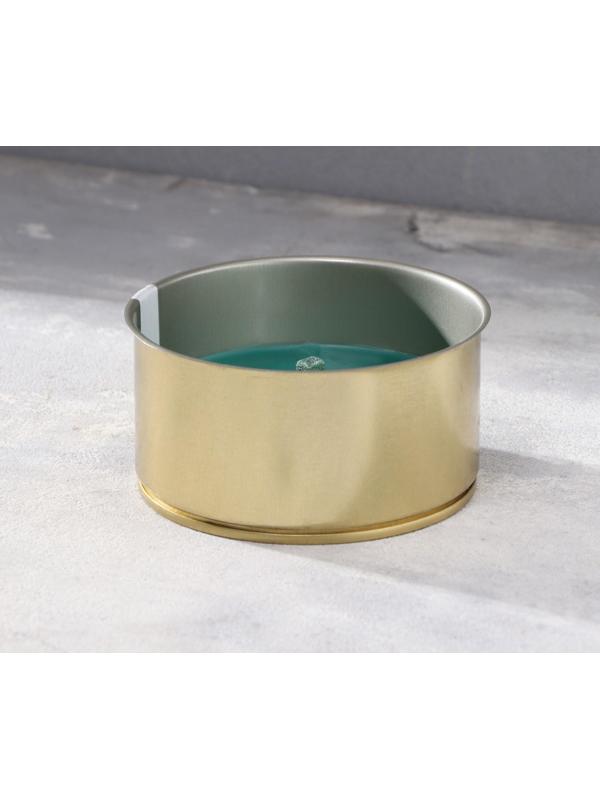 Свеча уличная антимоскитная ароматическая, 10х4,5 см, 120 г, 6 ч,  хвоя, зеленый