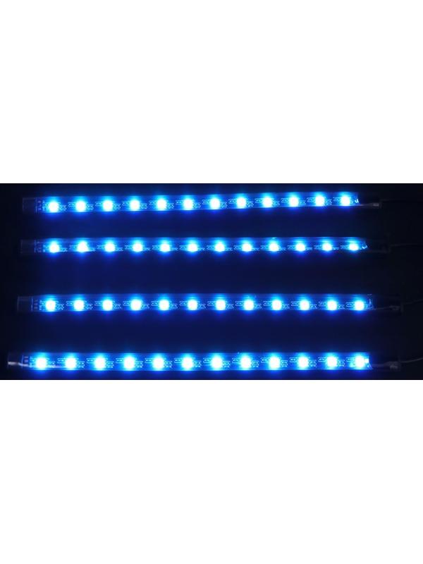 Подсветка салона, 12 диодов, USB, управление с приложения, 4 шт