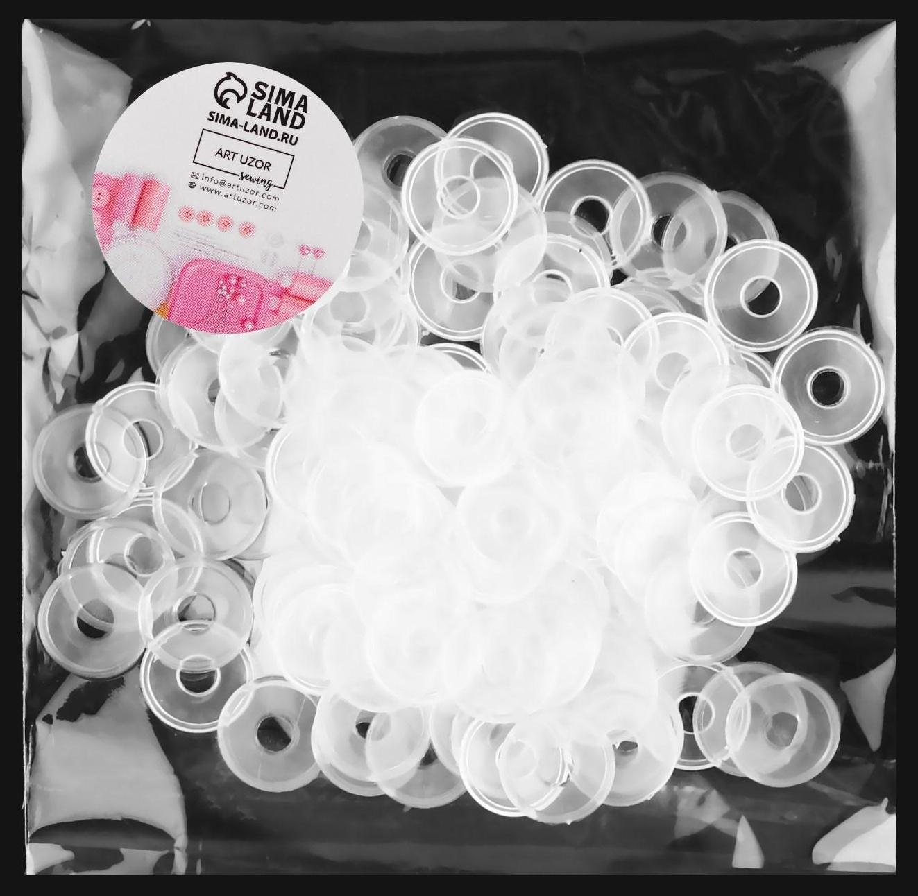 Подкнопочник, d = 0,45/1,35 мм, цвет прозрачный