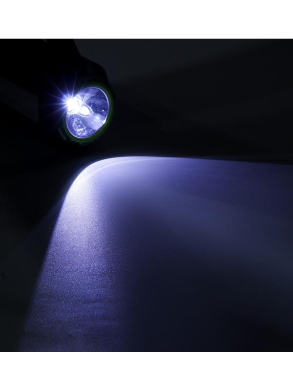 Фонарь прожекторный аккумуляторный, 10+10 Вт, 4000 мАч, Т6+LED, 6 режимов, солнечная батарея   93141