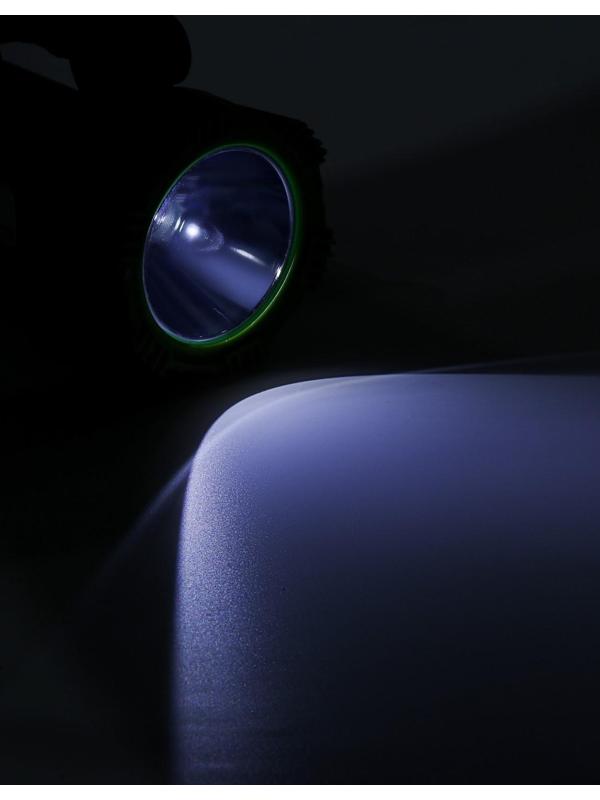 Фонарь прожекторный аккумуляторный, 20+10 Вт, 9000 мАч, Т6+LED, 6 режимов, USB