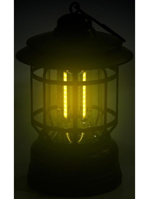 Фонарь кемпинговый аккумуляторный, 10 Вт, 800 мАч, регулировка яркости