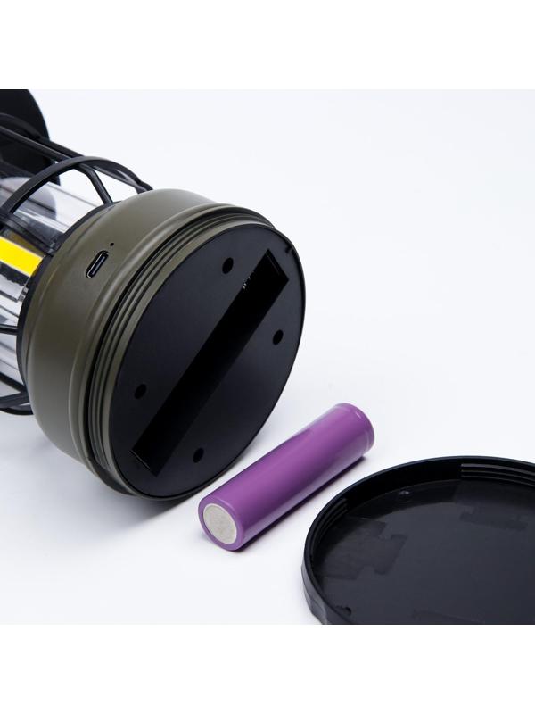 Фонарь кемпинговый аккумуляторный, 10 Вт, 800 мАч, регулировка яркости