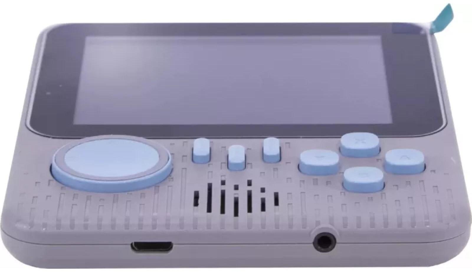 Игровая приставка PGP AIO Junior FC32b Slim, AV кабель, 8 бит, 500 игр, серая