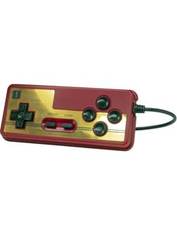 Геймпад Retro Genesis Controller, проводной, 8 бит, красно-золотистый
