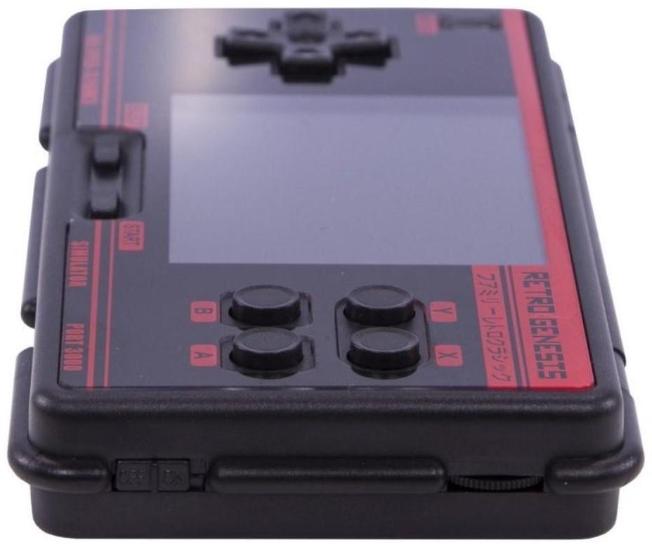 Игровая приставка Retro Genesis Port 3000, AV кабель, 400 игр, 1800 мАч, черно-красная