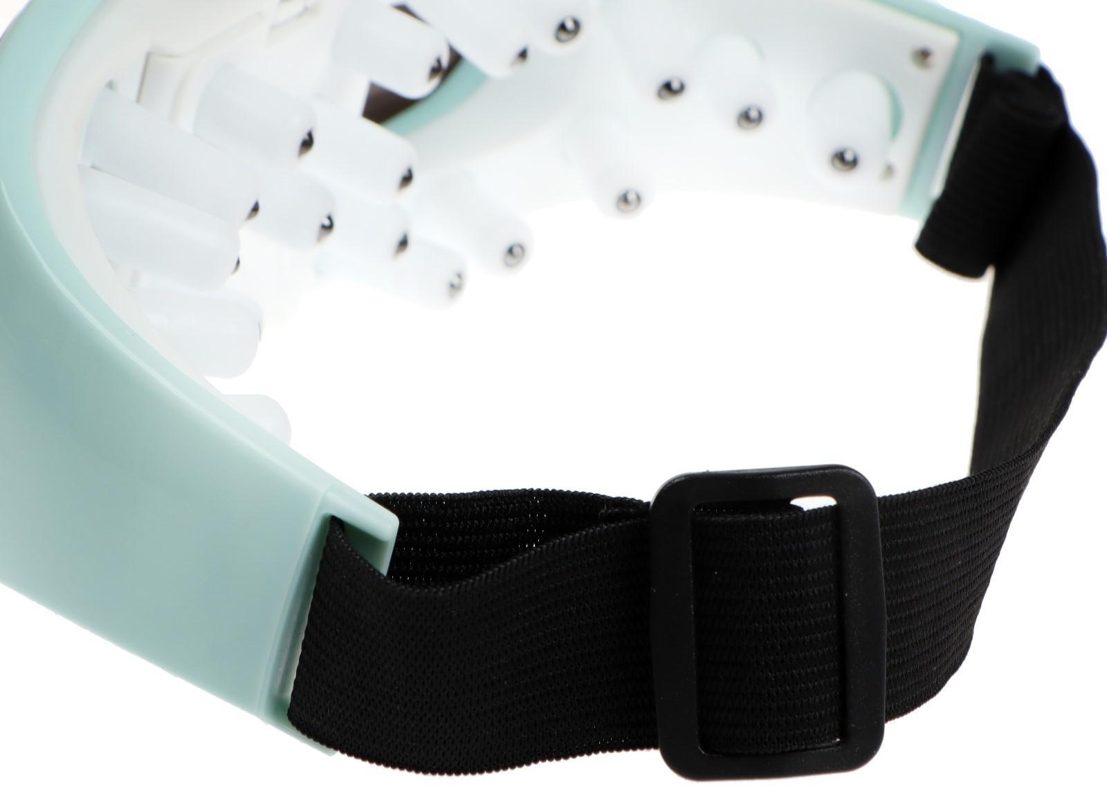 Массажёр для глаз Luazon LEM-07, 2 режима, 2хAAА (не в комплекте), зеленый