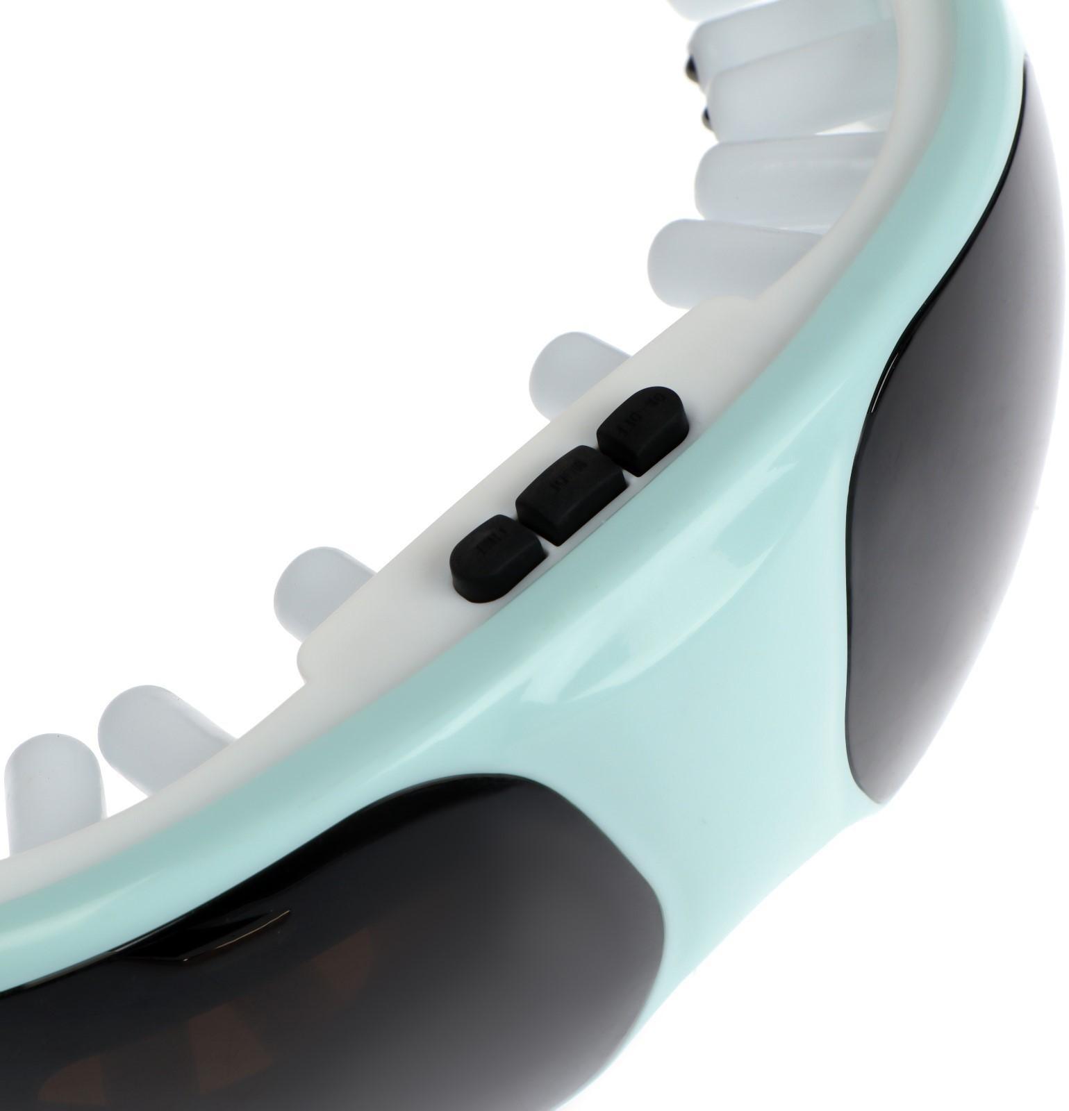 Массажёр для глаз Luazon LEM-07, 2 режима, 2хAAА (не в комплекте), зеленый