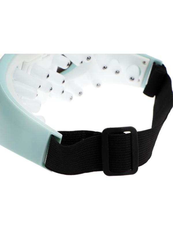 Массажёр для глаз Luazon LEM-07, 2 режима, 2хAAА (не в комплекте), зеленый