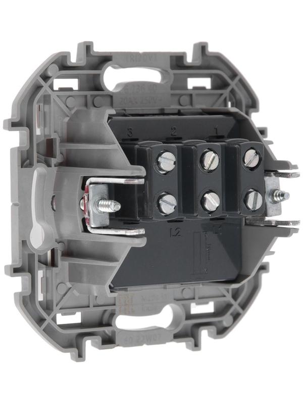 Выключатель Legrand INSPIRIA, 3-кл, 10 AX, 250 В, Белый