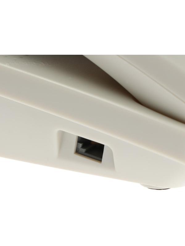 Проводной телефон Ritmix RT-550, дисплей, телефонная книга, однокнопочный набор, AUX, белый