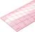 Линейка для квилтинга и пэчворка, 5 × 30,5 × 0,1 см, цвет прозрачный/розовый