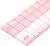 Линейка для квилтинга и пэчворка, 5 × 60 × 0,1 см, цвет прозрачный/розовый
