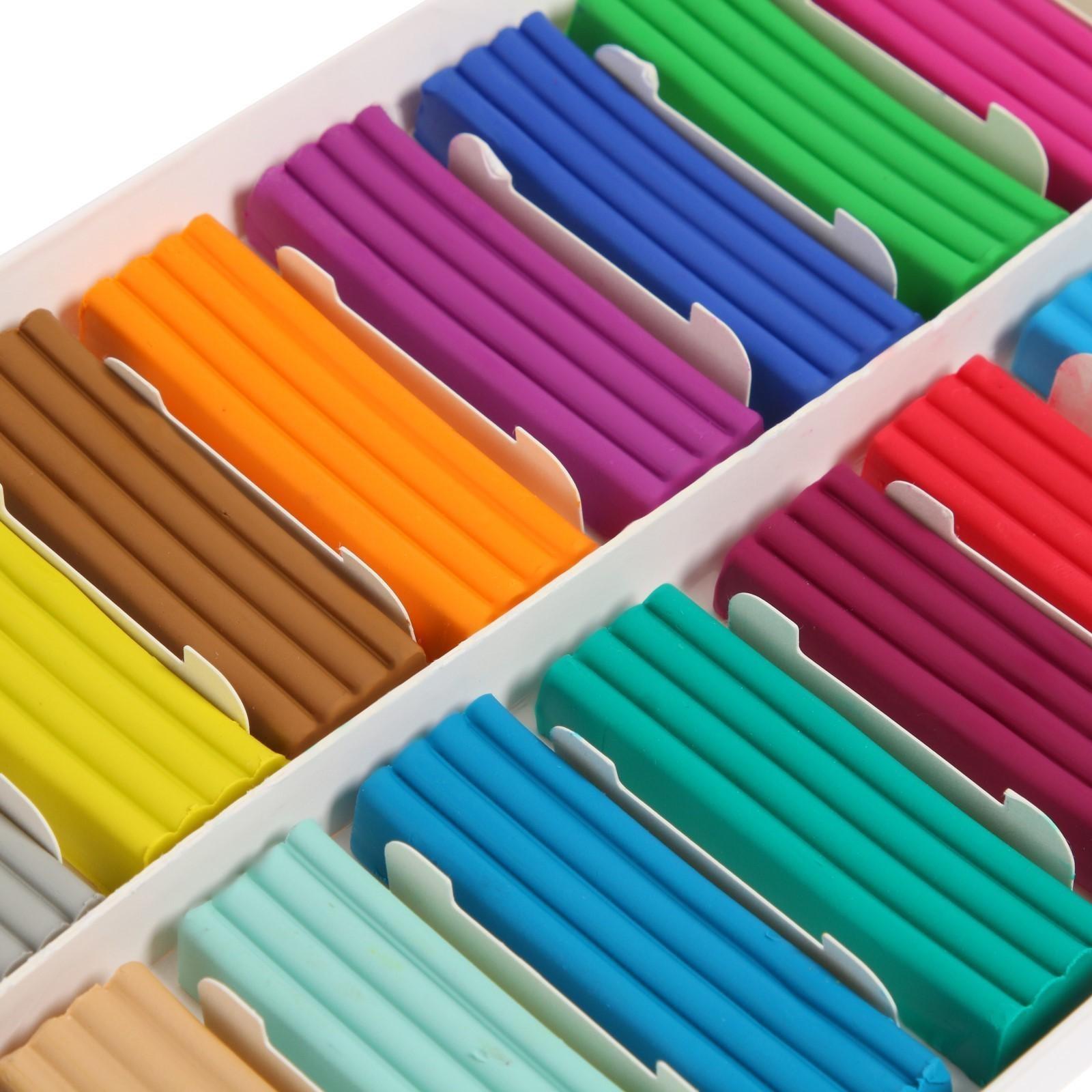 Пластилин 24цв 480 г Calligrata классический