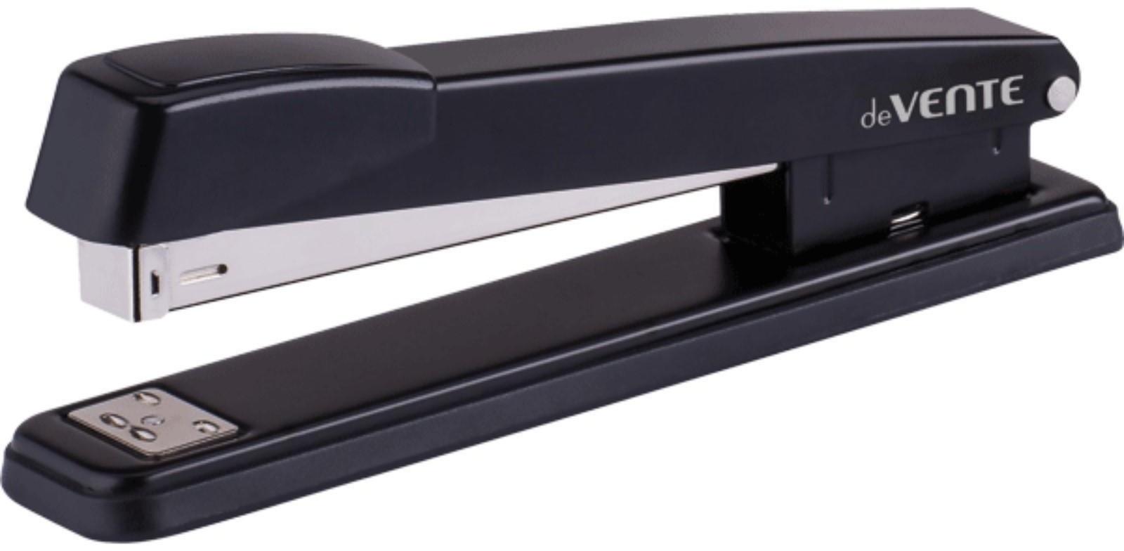 Степлер №24-26/6 50 листов, deVENTE металлический корпус, чёрный