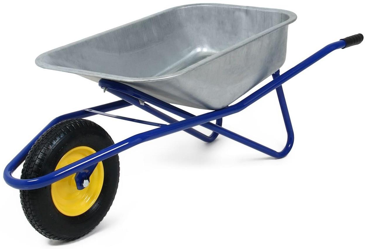 Тачка строительная, одноколёсная: груз/п 180 кг, объём 100 л