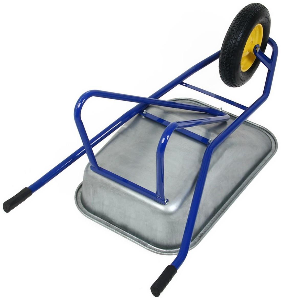 Тачка строительная, одноколёсная: груз/п 180 кг, объём 100 л