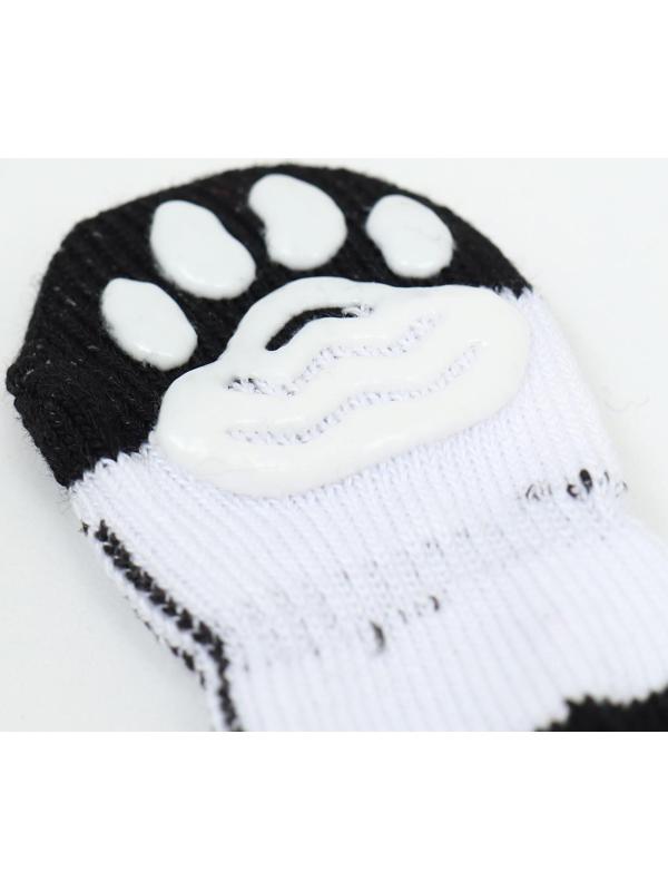 Носки нескользящие, размер M (3/4 * 7 см), набор 4 шт, кеды