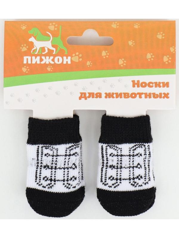 Носки нескользящие, размер S (2,5/3,5 * 6 см), набор 4 шт , кеды