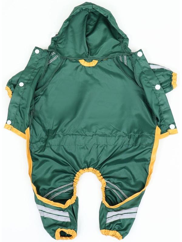 Комбинезон для собак, демисезонный, размер XS (ДС 17-19, Ог 27-29, ОШ 19-21 см), зелёный