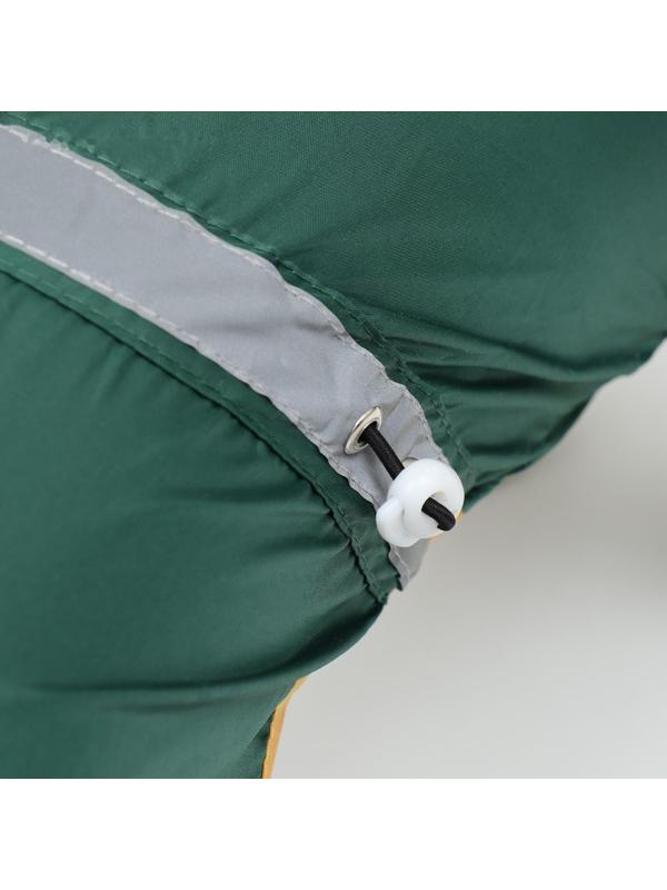 Комбинезон для собак, демисезонный, размер XS (ДС 17-19, Ог 27-29, ОШ 19-21 см), зелёный