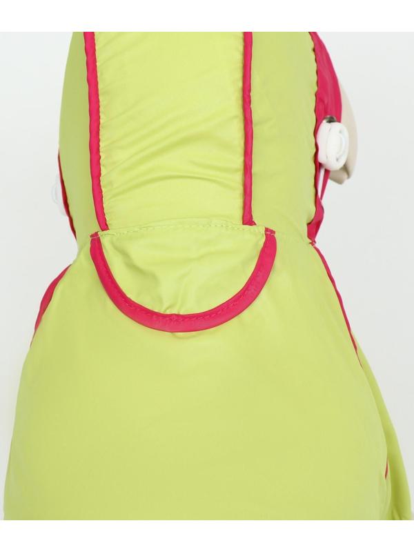 Комбинезон для собак, демисезонный с сумкой, размер XS (ДС 21, Ог 29, ОШ 19 см), салатовый