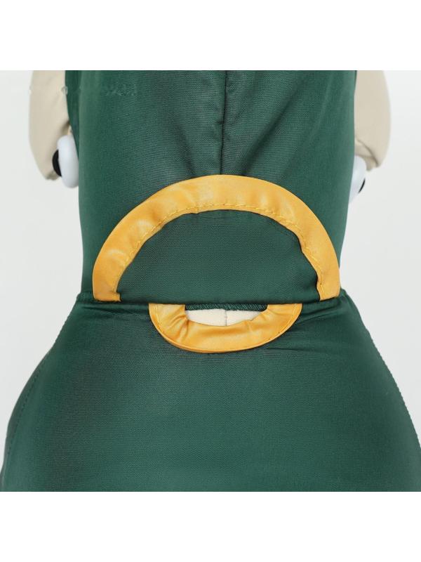 Комбинезон для собак, демисезонный, размер M (ДС 25-27, Ог 35-37, ОШ 27-29 см), зелёный