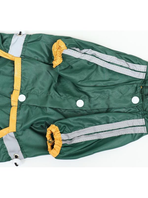 Комбинезон для собак, демисезонный, размер M (ДС 25-27, Ог 35-37, ОШ 27-29 см), зелёный