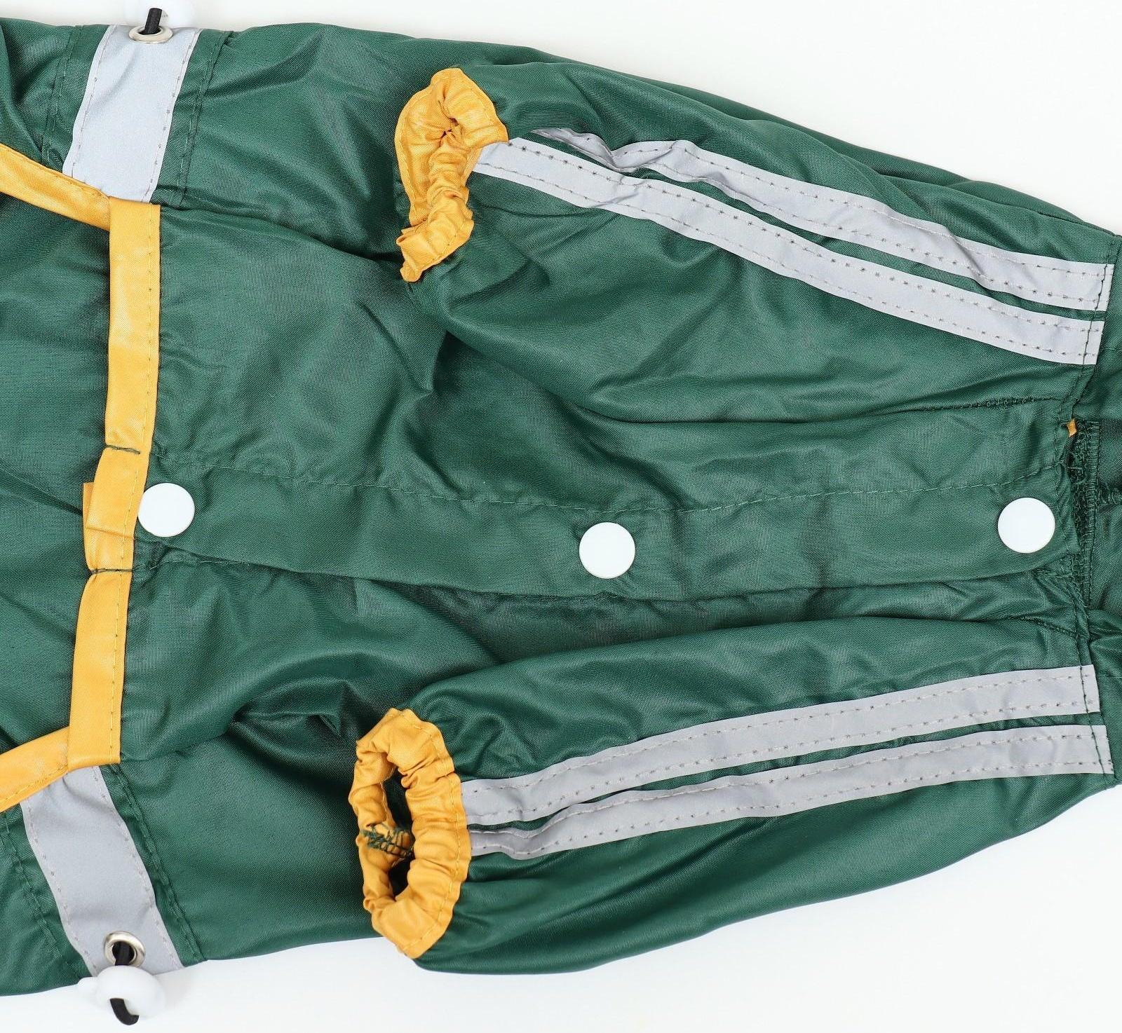 Комбинезон для собак, демисезонный, размер L (ДС 28-30, Ог 43-45, ОШ 31-33 см), зелёный