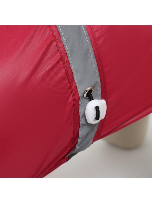 Комбинезон для собак, демисезонный, размер L (ДС 28-30, Ог 43-45, ОШ 31-33 см), красный