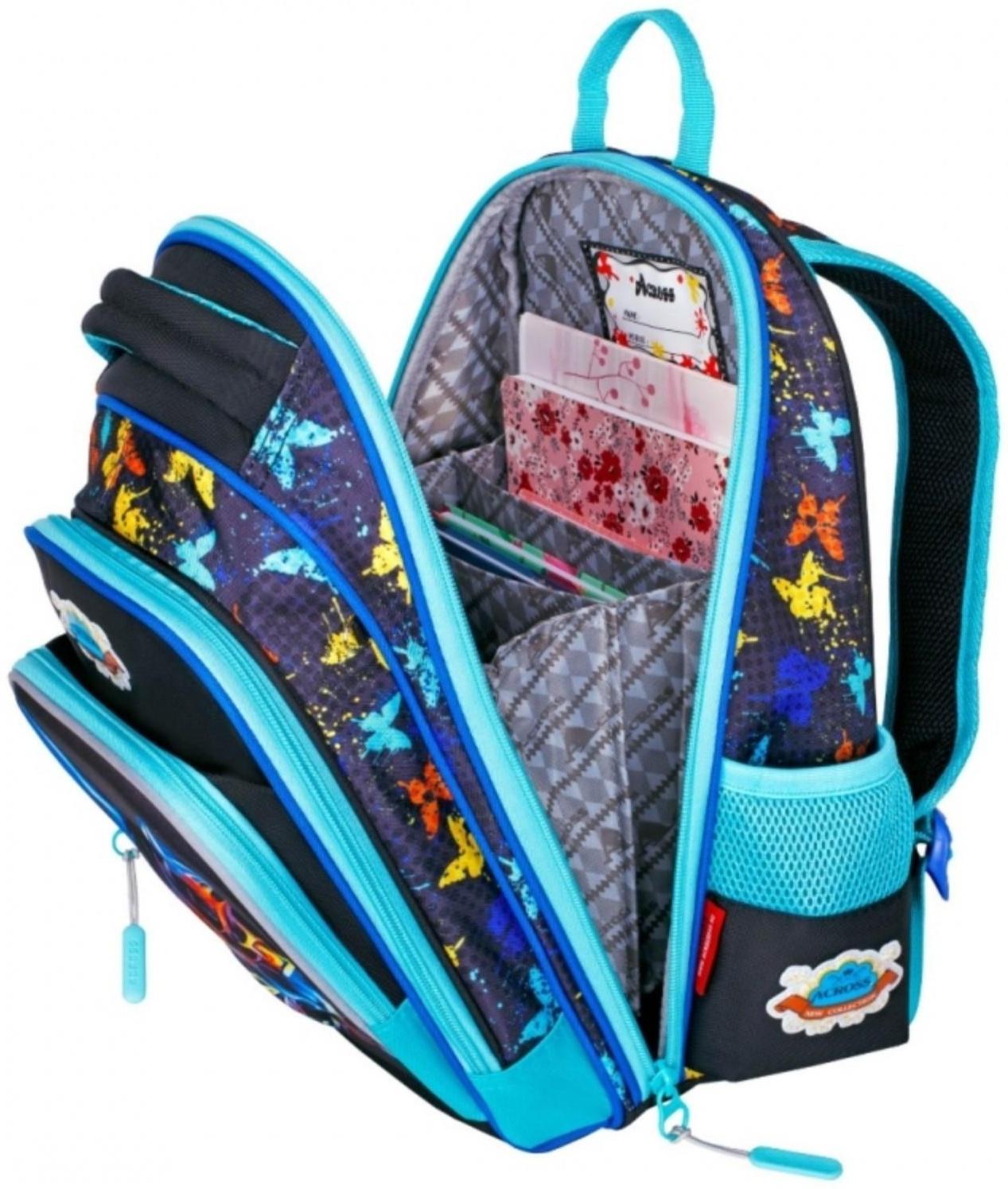 Рюкзак каркасный 39 х 29 х 17 см, Across 550, наполнение: мешок, синий/голубой ACR22-550-5