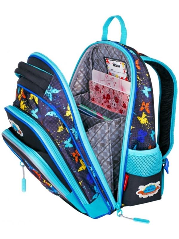 Рюкзак каркасный 39 х 29 х 17 см, Across 550, наполнение: мешок, синий/голубой ACR22-550-5