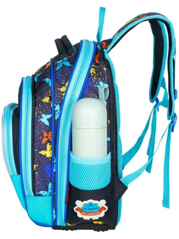 Рюкзак каркасный 39 х 29 х 17 см, Across 550, наполнение: мешок, синий/голубой ACR22-550-5