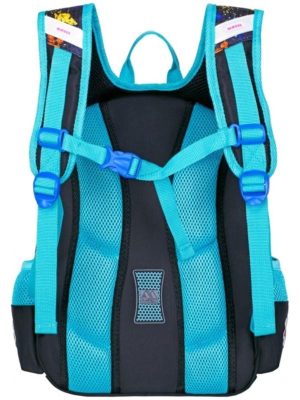 Рюкзак каркасный 39 х 29 х 17 см, Across 550, наполнение: мешок, синий/голубой ACR22-550-5